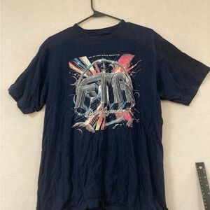 Wrestling T Shirt FTR Living Legends Best in the Universe Size L Large AEW Blue